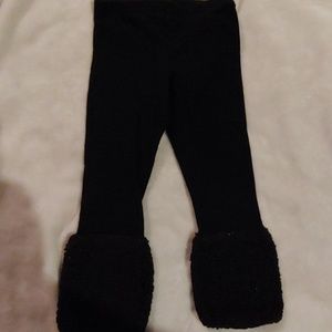 Toddler girls black leggings